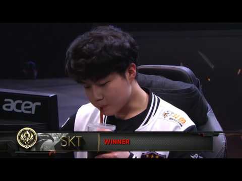 SKT vs FW Highlights | Semifinal MSI 2017 | Game 1