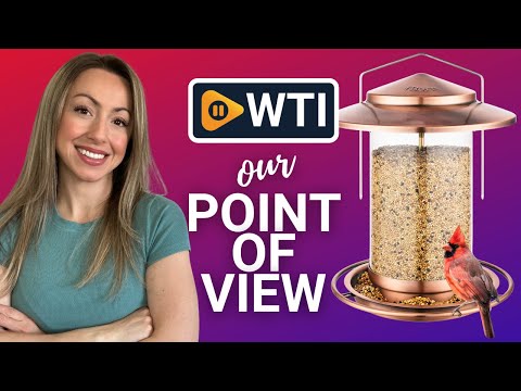 iBorn Metal Bird Feeder for Outside Hanging - WTI product video review