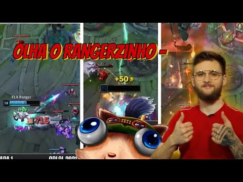 RANGER REAGINDO AO INGLÊS DO TIN E MELHOR LANTERNA DA HISTÓRIA- CBLOL DA ZUEIRA | BRONZIOCRE