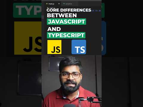 ✅ Difference between TypeScript and JavaScript 🔥 #javascript #typescript #webdevelopment