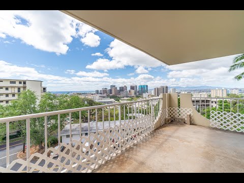 Makiki - Ka Hale Mo'i 2-bedroom 1.5-bath 1-covered parking condo unit property video
