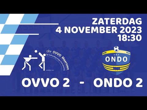 OVVO Maarssen 2 vs ONDO 2 | Livestream (04-11-2023)