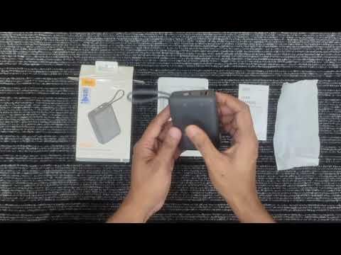 QCY 45W 20000mAh PD Fast Charging Power Bank PB20A video