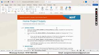Illustrated Excel 2019 | Module 5: End of Module Project 2 Home Project Supply