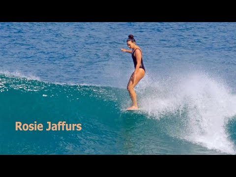 Rosie Jaffurs North Shore Longboard Surf Session