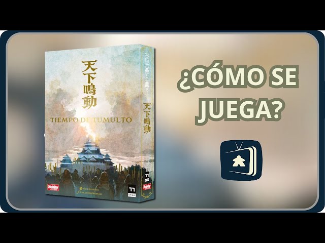 Vídeo relacionado con Hobby Japan Tiempo de Tumulto, Juego de Mesa de Estrategia, A Partir de 10 Años, De 2 a 4 Jugadores, 20-40 Minutos por Partida, Español