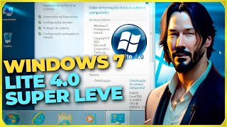 Windows 7 Lite Para PC FRACO Versão  mais leve de todas