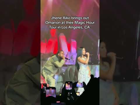 Jhené Aiko brought out Omarion for “Post To Be” #jheneaiko #omarion