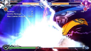 Download the video "BlazBlue Central Fiction Clash: Hakumen vs Kagura"