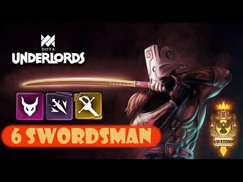 REALLY FUN 6 SWORDSMAN BUILD - DOTA UNDERLORDS - WHITE OF WHITE SPIRE