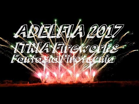 Adelfia 2017, 12 Nov. ITRIA Fireworks Fantasia Pirotecnia + Setup | Hammer Feuerwerk Italien  [ 4K ]