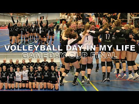 Volleyball day in my life: Cup Final of West Flanders!🏆🏐