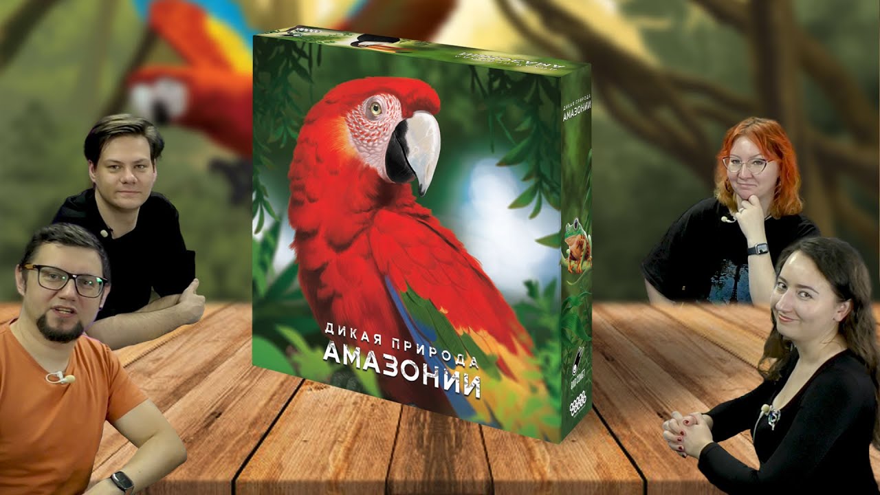 Настольная игра ДИКАЯ ПРИРОДА АМАЗОНИИ 🦜 отзывы об игре, обзор, играем
