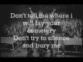Bullet For My Valentine - Dignity lyrics 