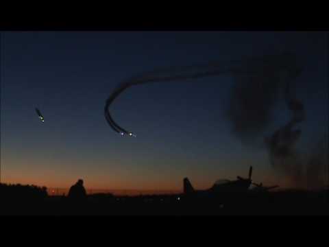 Aeroshell Aerobatic Team Night Show Sun n Fun