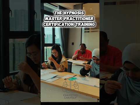 Here’s a peek inside our recent Hypnosis Master Practitioner Certification Training!