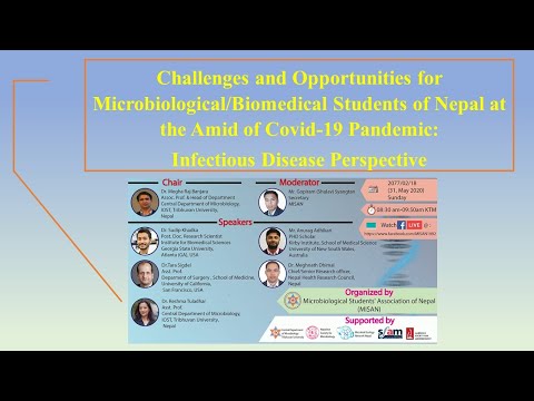 Challenges and Opportunities for Microbiological/biomedical Students of Nepal - Interactive Webinar