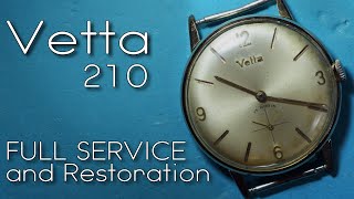 Orologio Vintage Vetta 210 - Rotto chissà da quanto tempo | Riuscirò a riportarlo in vita