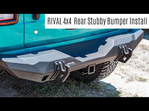 RIVAL 4x4 Aluminium Rear Stubby Bumper Install | 2020 Jeep Wrangler JLU