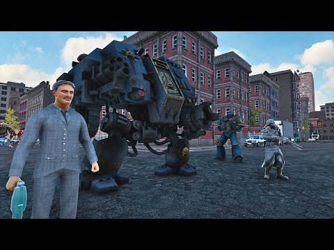 5,000,000 PREDATOR & VIKING ARE ATTACK THE CITY - WARHAMMER 40K - Ultimate Epic Battle Simulator 2