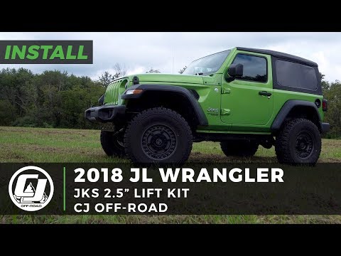 2018-2020 Jeep JL Install: JKS Manufacturing 2-1/2\" Suspension Lift Kit w/ JSPEC Shocks & Coils