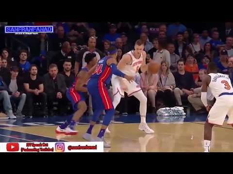 Kristaps Porzingis vs Pistons (10/21/2017) - 33 Pts, 5 Rebs, 11-20 FGM!