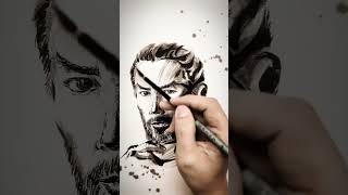 文字郎さん制作！　映画『黒牢城』荒木村重の文字絵