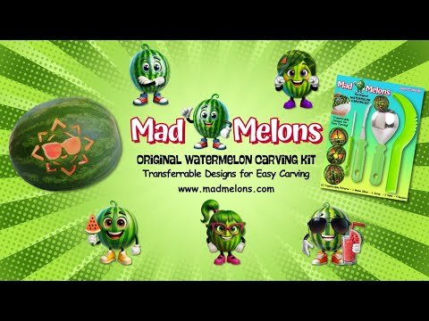 Mad Melons Original Watermelon Carving Kit Full