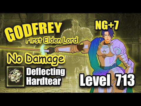 GODFREY after the DLC. (No Damage, NG+7, Level 713)