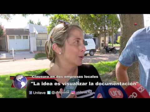 Clausuran dos empresas locales