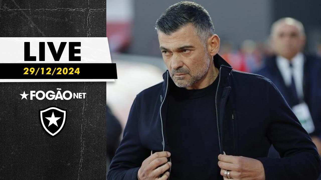 LIVE | Sérgio Conceição descarta vir ao Brasil, e Botafogo troca de alvo; bastidores de Artur Jorge