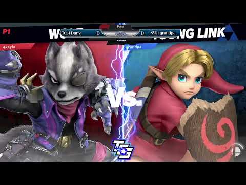 The Core Pools TCS| Dany (Wolf) Vs. NVS| grandpa (Young Link) Smash Ultimate Singles