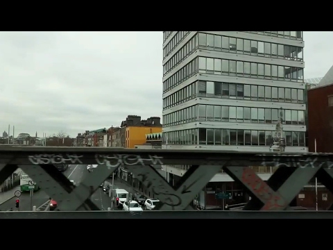 Onboard an IE 8520 Class Dart Train - Connolly to Tara Street, Dublin