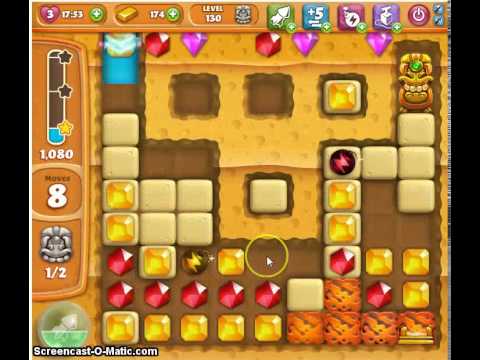 diamond digger saga level 130 1 Star No Boosts