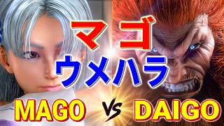 ストリートファイター6【マゴ (舞) VS ウメハラ (豪鬼)】MAGO (MAI) VS DAIGO (AKUMA) SFVI スト6
