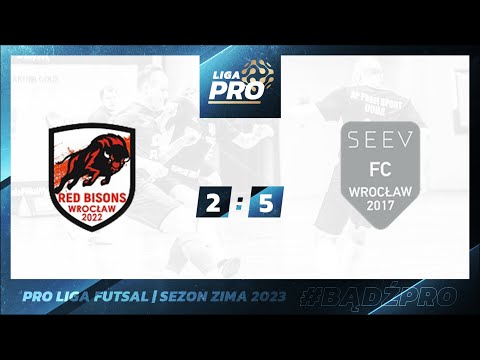Skrót | Red Bisons - Seev Tel.dla Biznesu 2:5, Sezon Zima-Futsal 2023, PRO Liga Wrocław, 04.02.2023