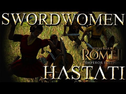 Hastati vs Lusitani Swordwomen - Rome 2 Total War Mechanics