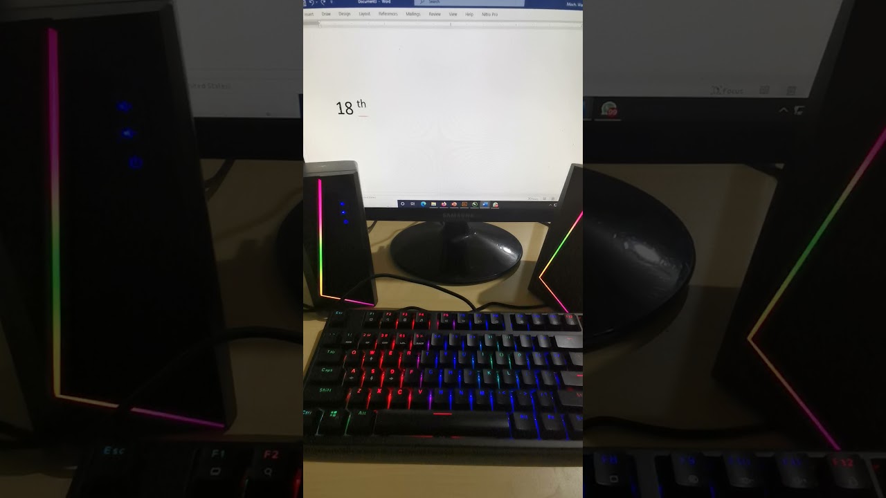 Cara menulis th kecil di atas