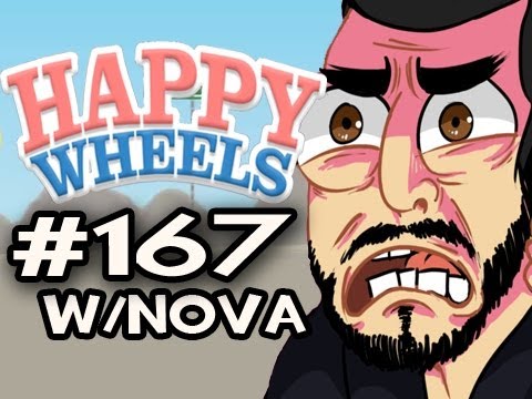 Happy Wheels w/Nova Ep.167 - BIKE THROUGH SKIES PART 1
