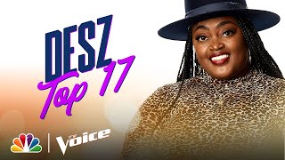 Desz Channels Tina Turner on "What's Love Got to Do With it" - The Voice Live Top 17 Performances