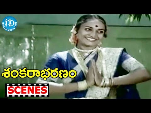 Sankarabharanam Movie Scenes - Manju Bhargavi's Sister Trying To Convince Her - Somayajulu
