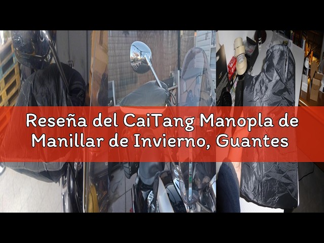Vídeo relacionado con CaiTang Manopla de Manillar de Invierno, Guantes de Manillar de Moto, Guantes Térmicos para Manillar Scooter, Guantes Impermeables para Motocicleta, Guantes de Manillar Universales para Montar