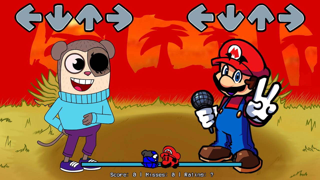 FNF NEW Trifle Thumb vs Super Mario All Phases Sings Chasing | FNF Twiddle Finger Mods.
