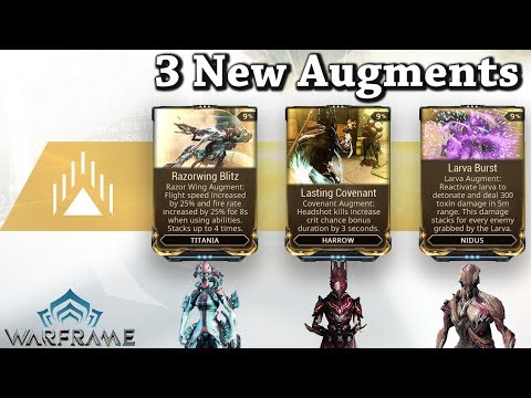 Warframe | New Augment Mods For Titania, Harrow & Nidus (Update 22.10.0)