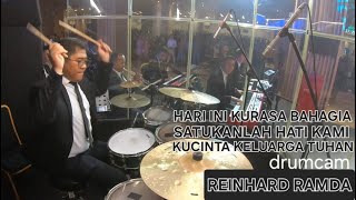 Download lagu HARI INI KURASA BAHAGIA, SATUKANLAH HATI KAMI, KUCINTA KELUARGA TUHAN (MEDLEY)(DRUM CAM) by REINHARD mp3