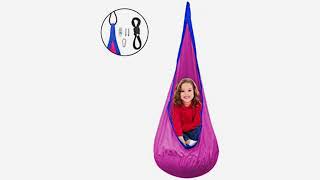 MUST SEE Kids Furniture Review! CO-Z Kids Pod Swing Child Hanging Chair Indoor Kid Hammock Seat P..