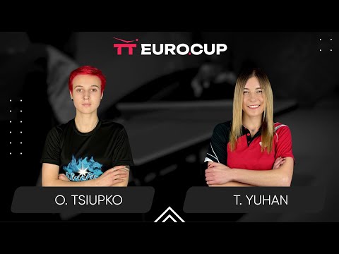 11:35 Oleksandra Tsiupko - Tetiana Yuhan 12.05.2024 TT Euro.Cup Women Ukraine Star. TABLE 3
