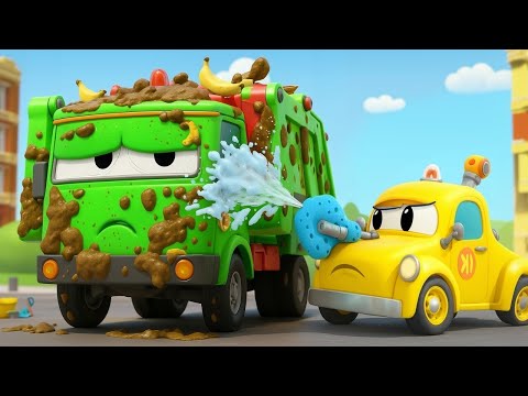 Oh nein! Das Müllauto STINKT! | Autowäsche