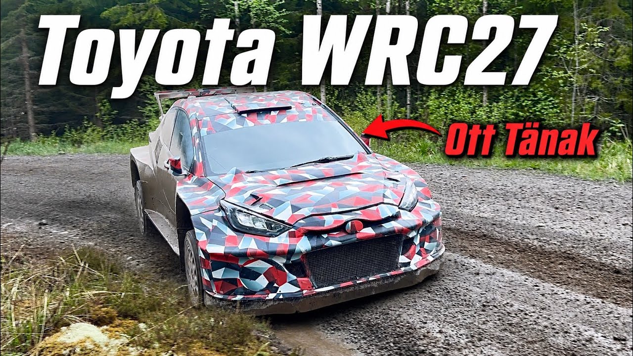 Tanak Pilots Toyota's WRC27 Mystery Prototype in Finland Tests