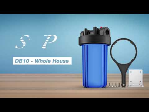 How to Install SimPure DB10 Whole House Water Filter Housing | 10" x 4.5"